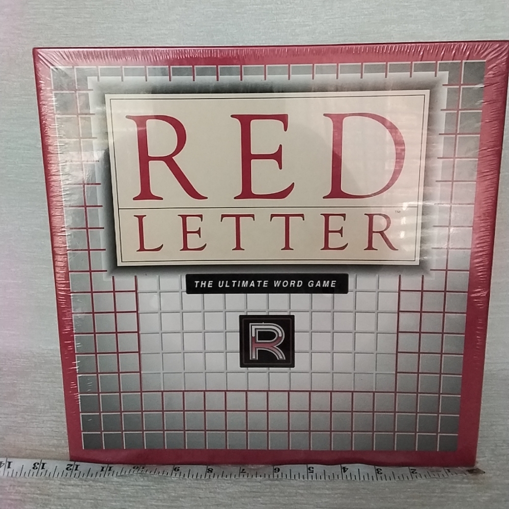 Red Letter Word Game - Vintage Factory sealed From 80's Vocabulary Building